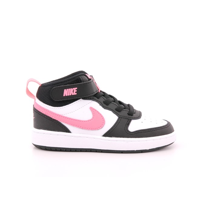 Scarpa Strappi + Elastico Nike Bambina Bianco/nero  Scarpe 834 - CD7784-005