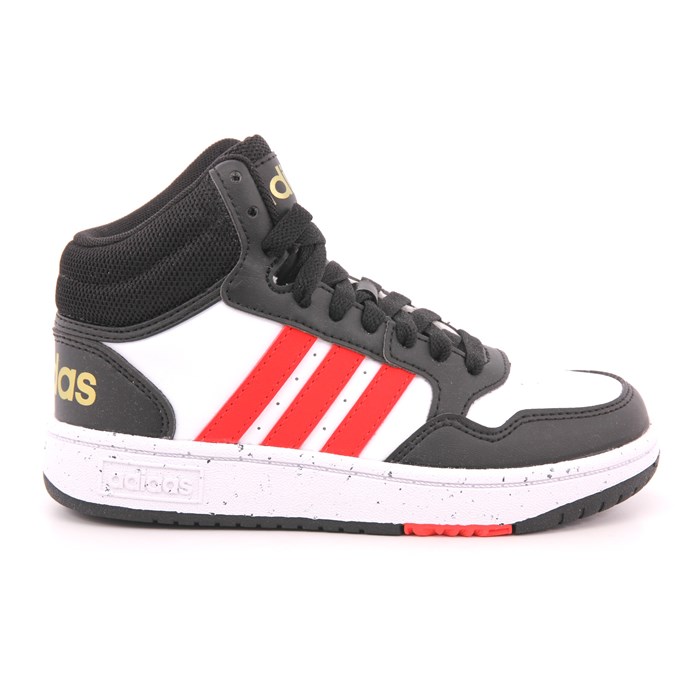 Scarpa Allacciata Adidas Bambino Bianco/nero  Scarpe 1244 - HR0227