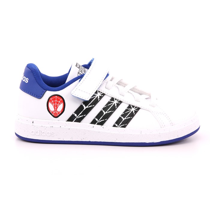 Scarpa Strappi + Elastico Adidas Bambino Bianco  Scarpe 1270 - IF0925