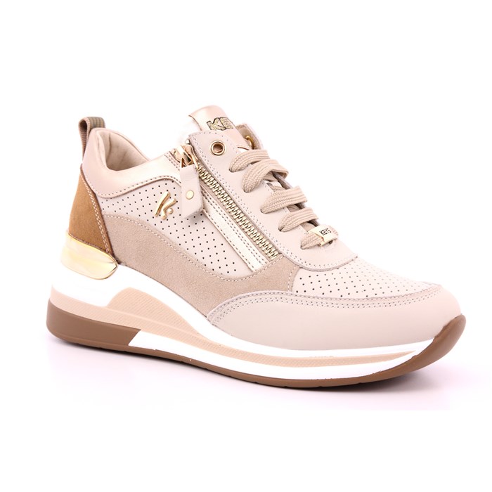 Keys Scarpa Allacciata Beige