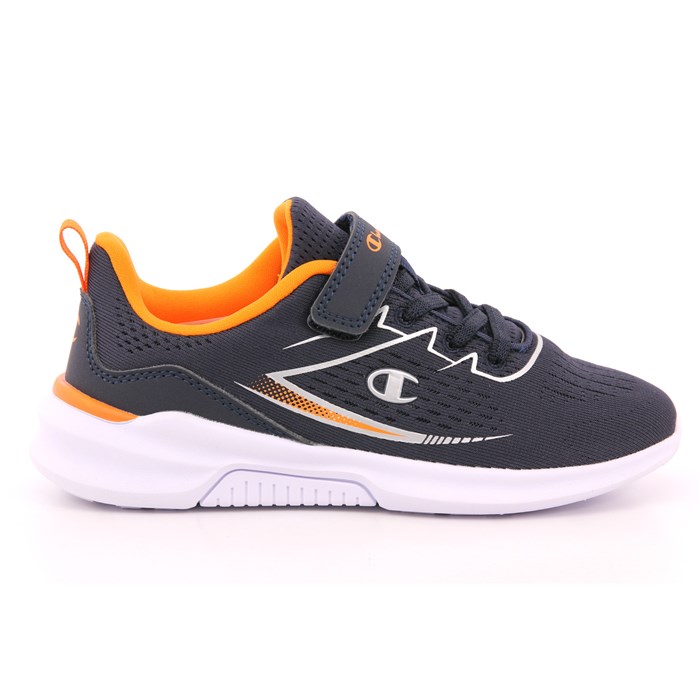 Scarpa Strappi + Elastico Champion Bambino Blu  Scarpe 1070 - S32746