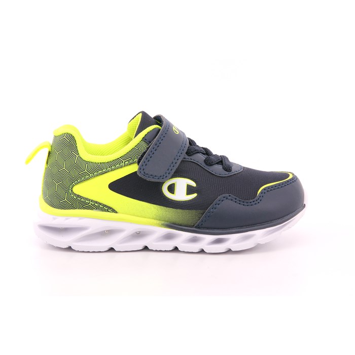 Scarpa Strappi + Elastico Champion Bambino Blu  Scarpe 1076 - S32875