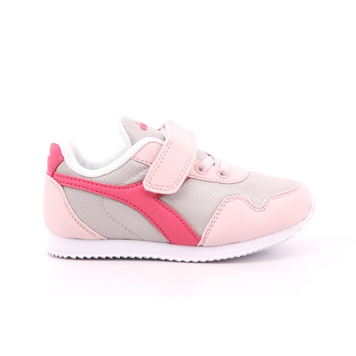 Scarpa Strappi + Elastico Diadora Bambina Rosa  Scarpe 483 - 101.179247