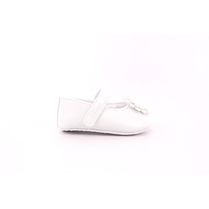 Scarpina Culla Chicco Bambino Bianco  Scarpe 730 - 071171