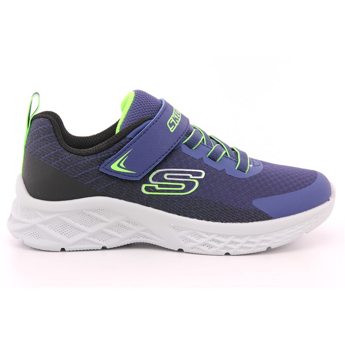 Scarpa Strappi + Elastico Skechers Bambino Blu  Scarpe 277 - 403924L