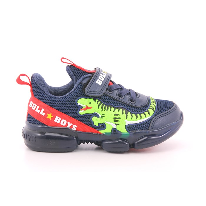 Scarpa Strappi + Elastico Bull Boys Bambino Blu  Scarpe 41 - DNAL2130