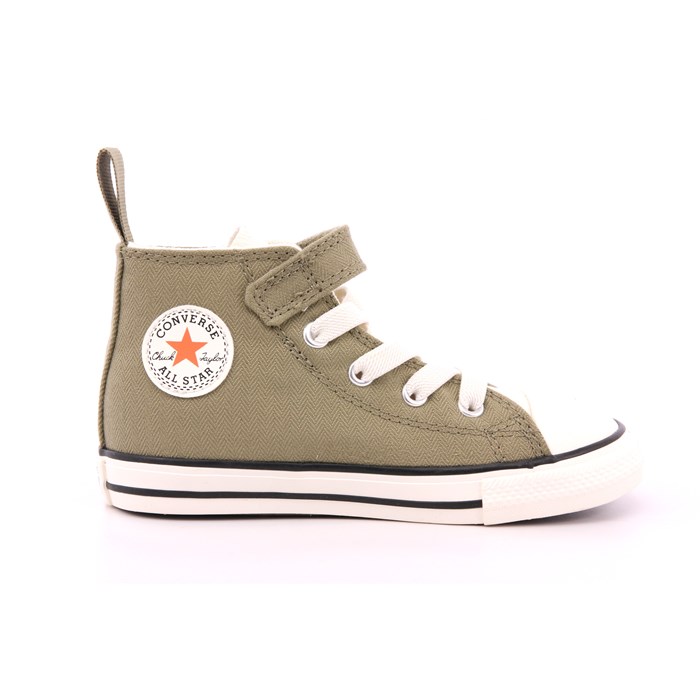 Scarpa Strappi Converse Bambino Verde Militare  Scarpe 574 - A06369C