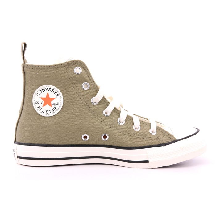 Scarpa Allacciata Converse Bambino Verde Militare  Scarpe 576 - A08866C