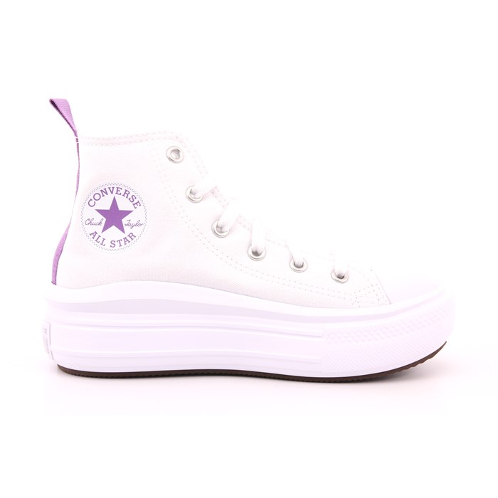 Scarpa Allacciata Converse Bambina Bianco  Scarpe 577 - A03669C