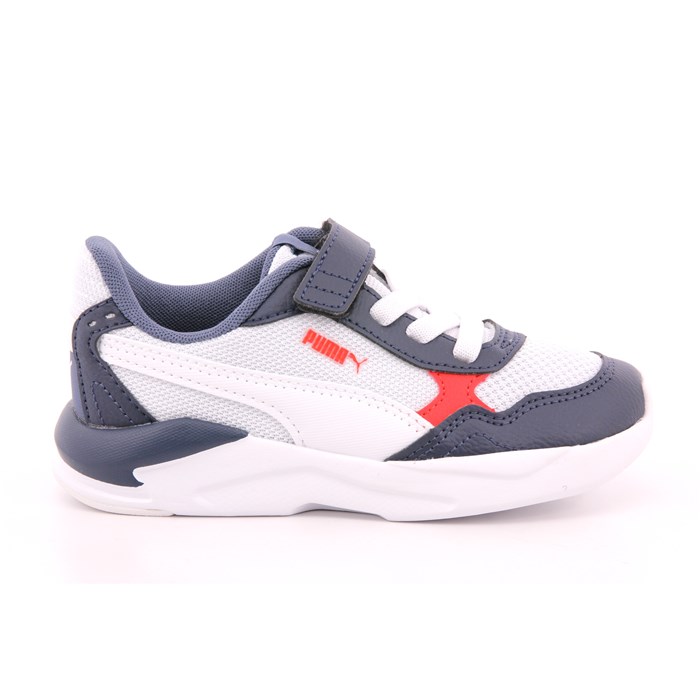 Scarpa Strappi + Elastico Puma Bambino Blu/bianco  Scarpe 1325 - 385525-20