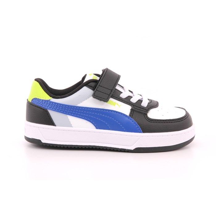 Scarpa Strappi + Elastico Puma Bambino Bianco / Blu  Scarpe 1344 - 394463-06