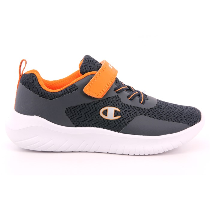 Scarpa Strappi + Elastico Champion Bambino Blu  Scarpe 1082 - S32454