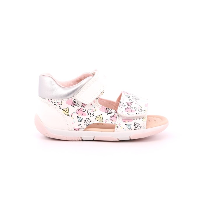 Sandalo Geox Bambina Bianco  Scarpe 525 - B450YA