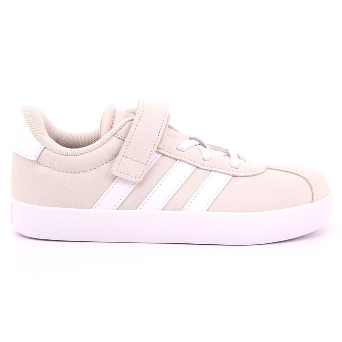 Scarpa Strappi + Elastico Adidas Bambino Beige  Scarpe 1345 - IE1448