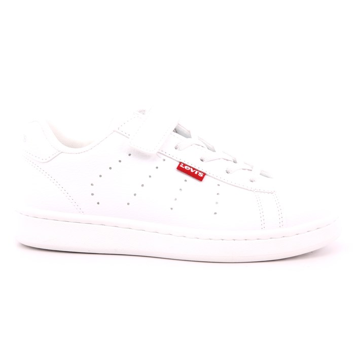 Scarpa Strappi + Elastico Levi's Bambino Bianco  Scarpe 264 - VAVE