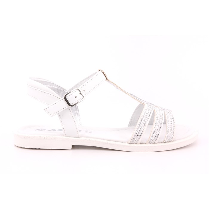 Sandalo Asso Bambina Bianco  Scarpe 597 - AG16274B