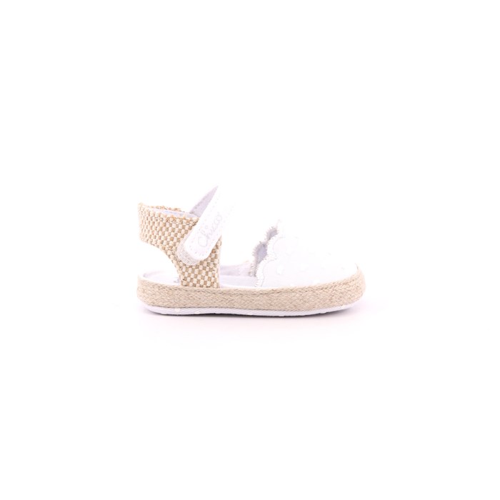 Scarpina Culla Chicco Bambino Bianco  Scarpe 741 - 071042