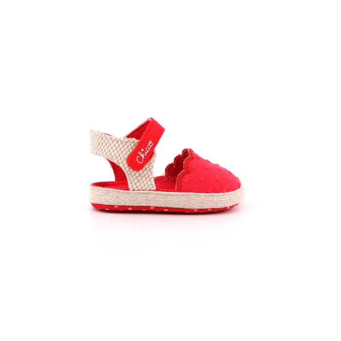 Scarpina Culla Chicco Bambino Rosso  Scarpe 743 - 071042