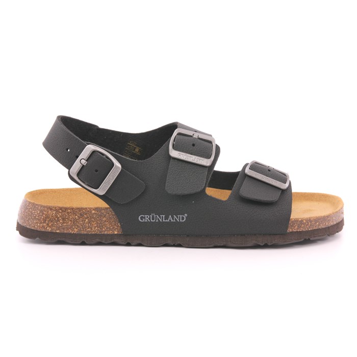 Sandalo Grunland Uomo Nero  Scarpe 632 - SB3645