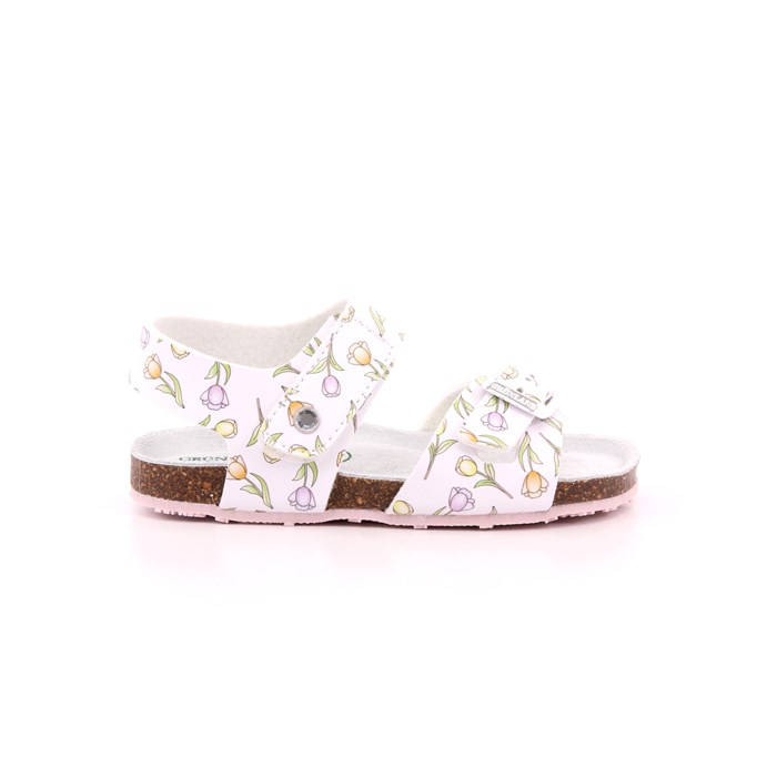 Sandalo Grunland Bambina Bianco  Scarpe 658 - SB2102