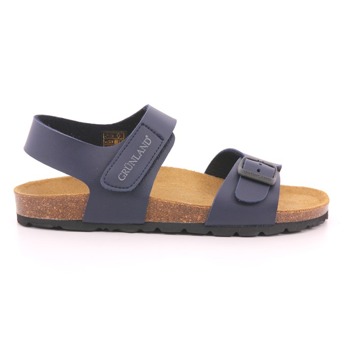 Sandalo Grunland Bambino Blu  Scarpe 677 - SB1893