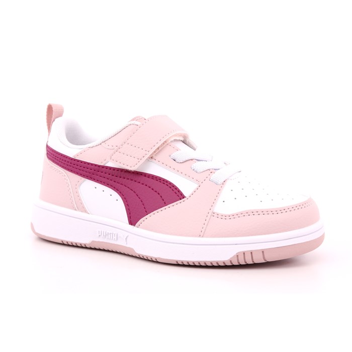 Puma Scarpa Strappi + Elastico Bianco/rosa