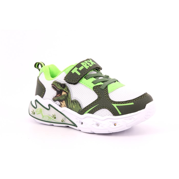 Dinosauro Scarpa Strappi + Elastico Verde