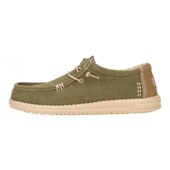 Slip On Hey Dude Uomo Verde Militare  Scarpe 55 - HD.43084/3YT