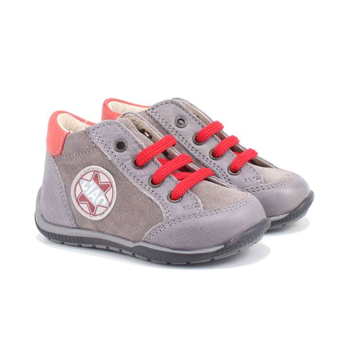 Scarpa Allacciata Ciao Treks Bambino Grigio  Scarpe 3 - 31505.18