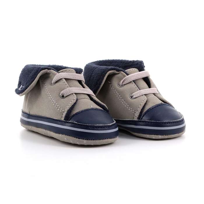 Scarpina Culla Chicco Bambino Grigio  Scarpe 204 - 01056404 540