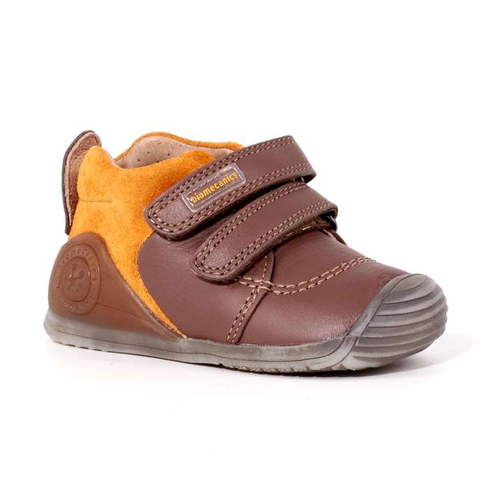 Scarpa Strappi Biomecanics Bambino Tortora  Scarpe 12 - 161143