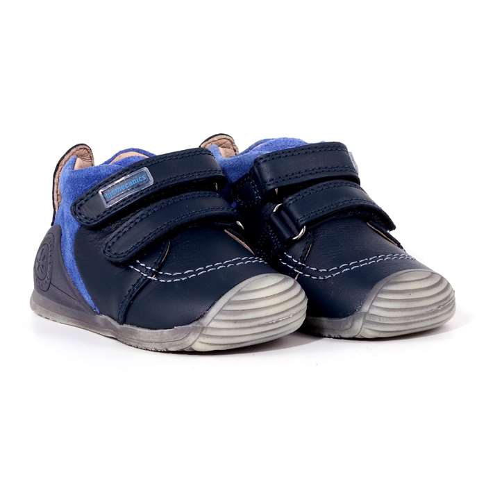 Scarpa Strappi Biomecanics Bambino Blu  Scarpe 13 - 161143