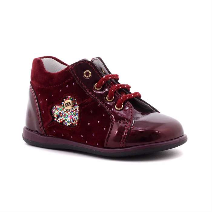 Scarpa Allacciata Melania Bambina Bordeaux  Scarpe 354 - ME0134A7I.C