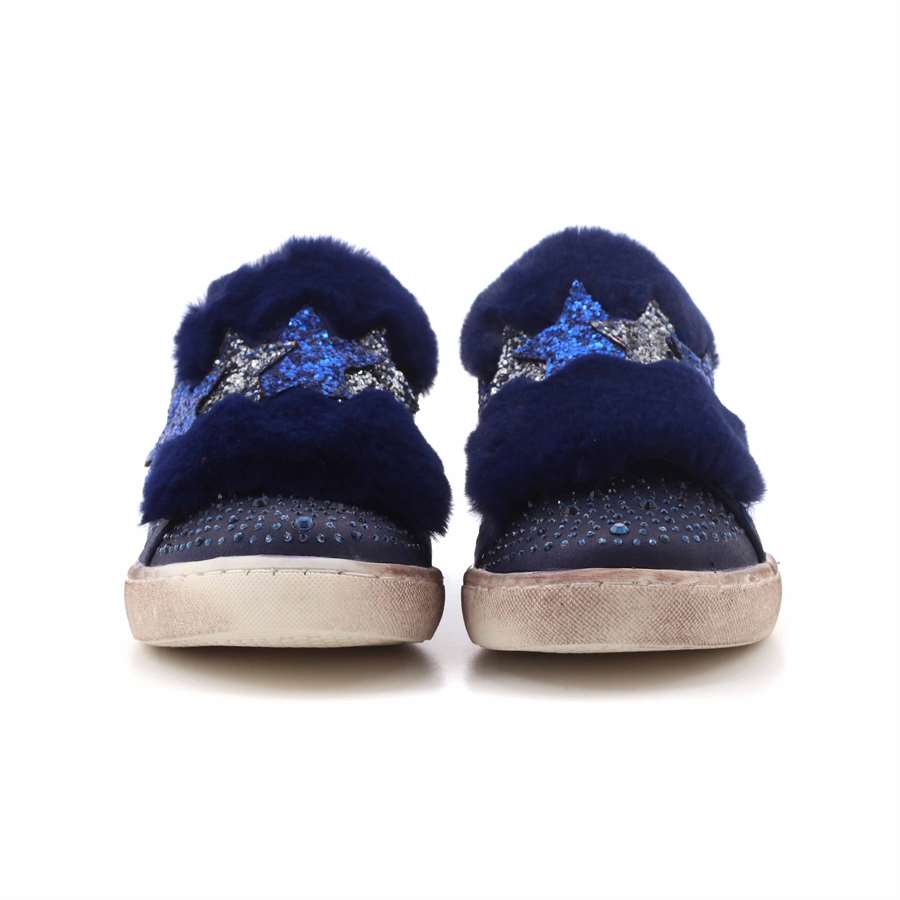 Slip On Lulu Bambina Blu  Scarpe 150 - LS150034S