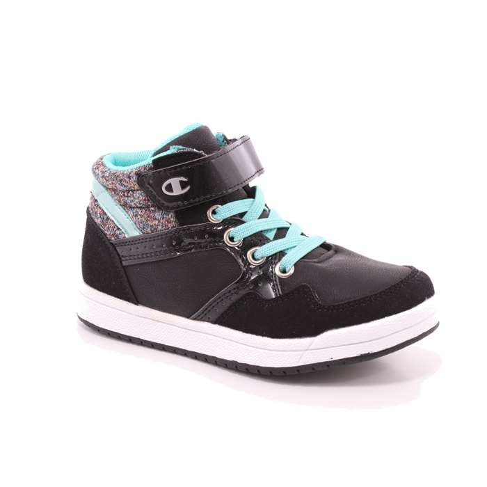 Scarpa Strappi + Elastico Champion Bambina Nero  Scarpe 338 - S30986