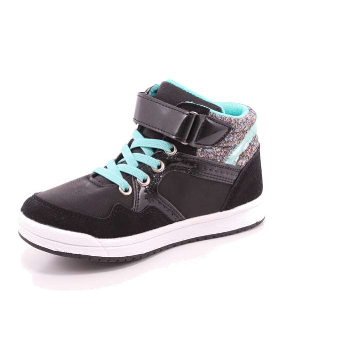 Scarpa Strappi + Elastico Champion Bambina Nero  Scarpe 338 - S30986