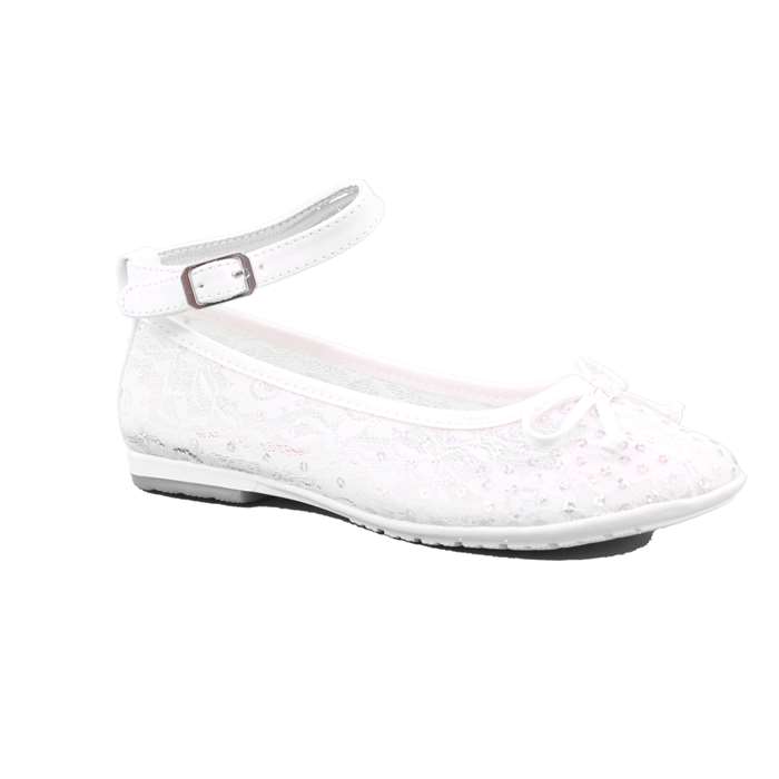 scarpe cerimonia bimba bianche