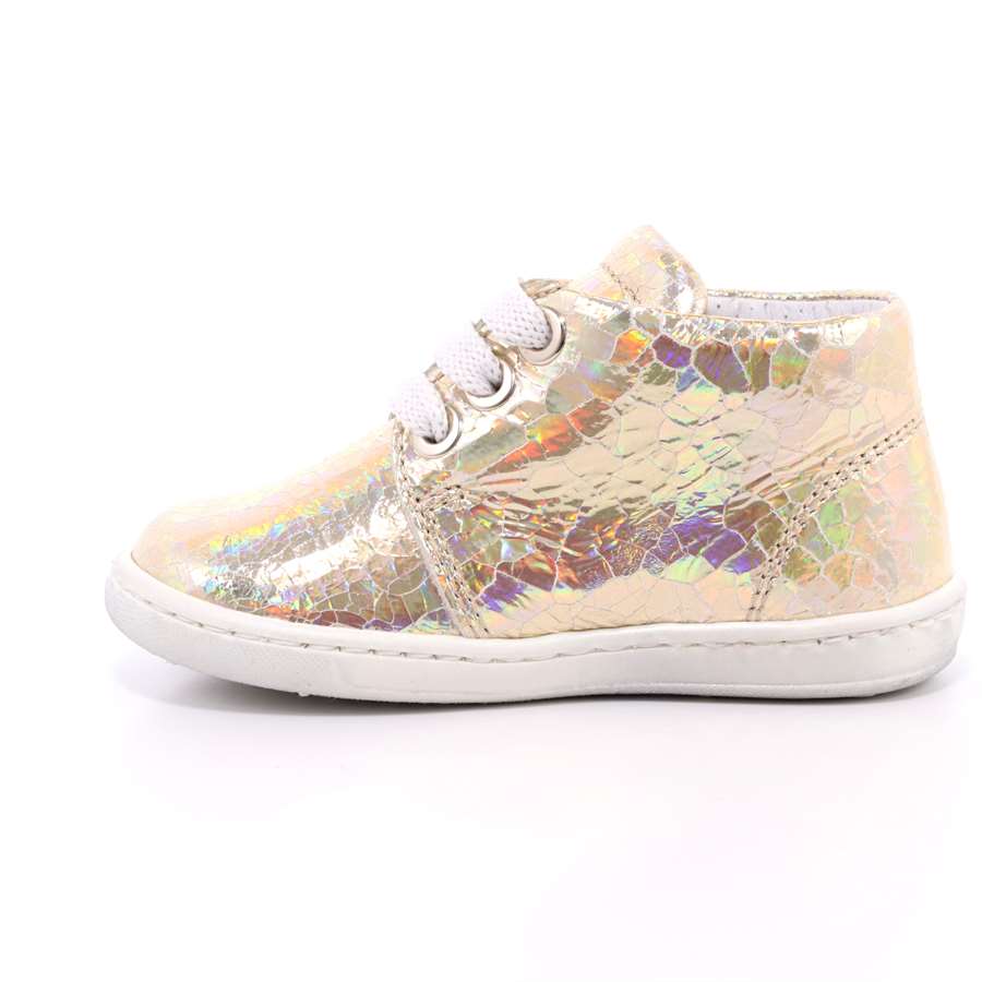 Scarpa Allacciata Panda Bambina Oro  Scarpe 8 - E1800 12