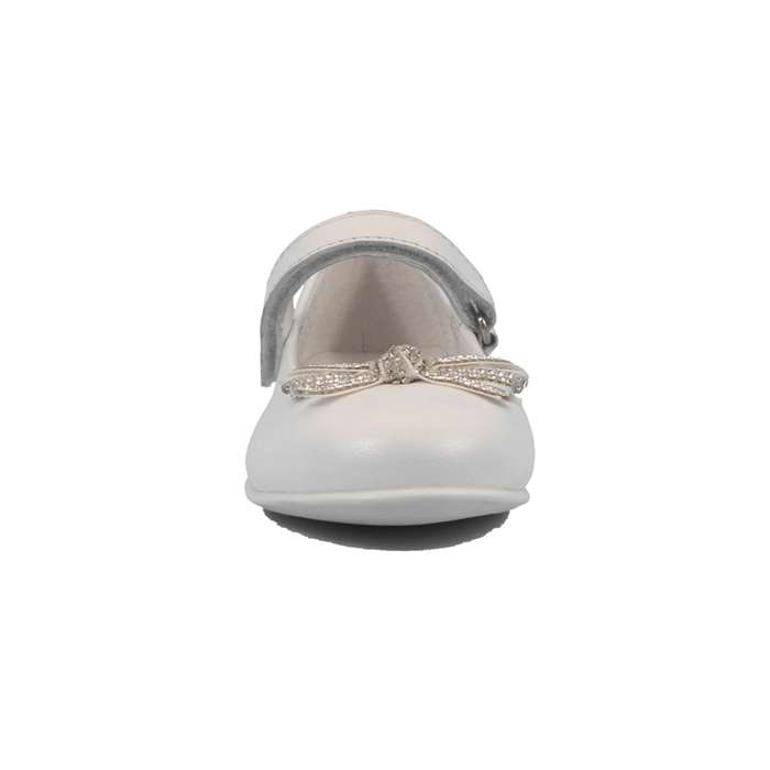 Ballerina Cerimonia Mazzarino Bambina Bianco  Scarpe 17 - 30022F-1
