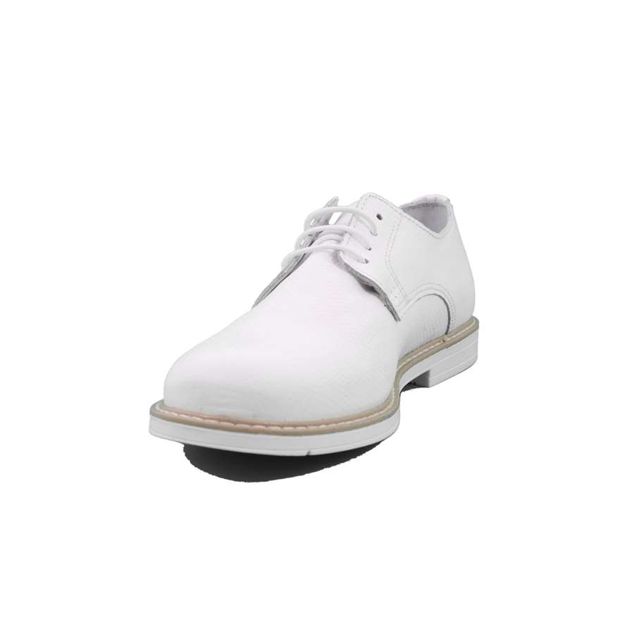 Scarpa Allacciata Melania Bambino Bianco  Scarpe 417 - ME6276F8E.D