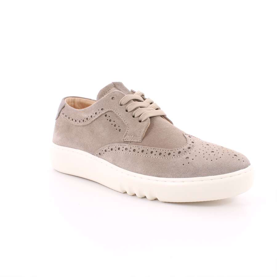 Scarpa Allacciata Impronte Uomo Beige  Scarpe 7 - IM81002