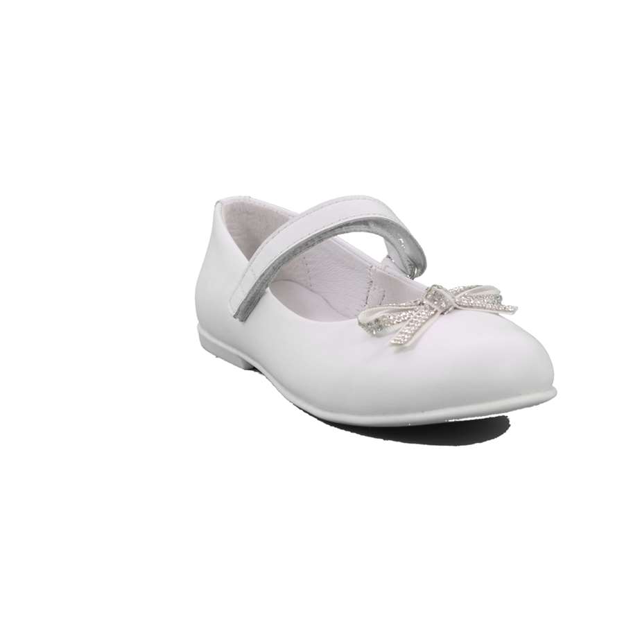 Ballerina Cerimonia Mazzarino Bambina Bianco  Scarpe 20 - 30022F-1-A
