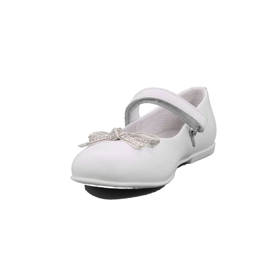 Ballerina Cerimonia Mazzarino Bambina Bianco  Scarpe 20 - 30022F-1-A