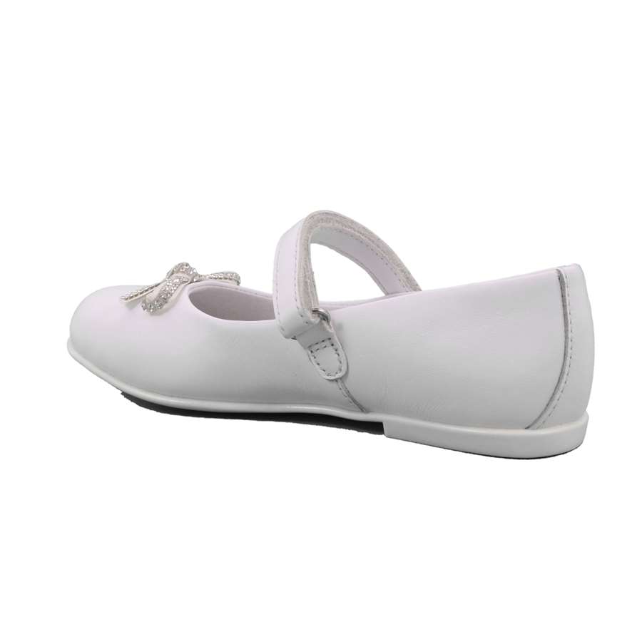 Ballerina Cerimonia Mazzarino Bambina Bianco  Scarpe 20 - 30022F-1-A