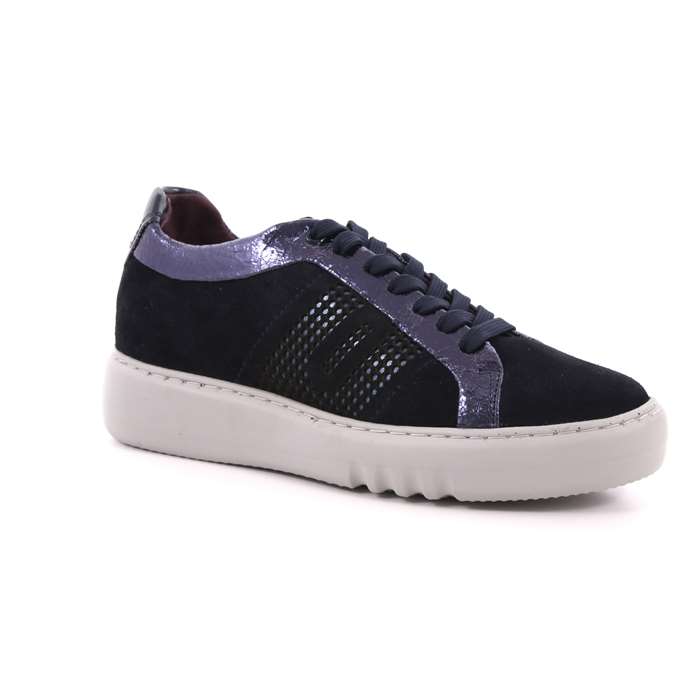 Scarpa Allacciata Impronte Donna Blu  Scarpe 17 - IL182501