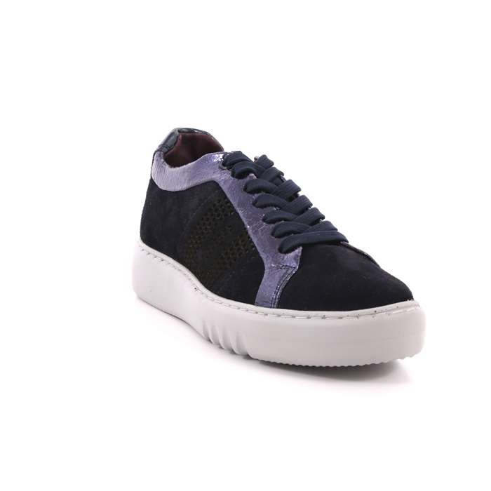 Scarpa Allacciata Impronte Donna Blu  Scarpe 17 - IL182501