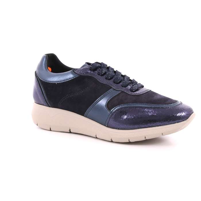 Scarpa Allacciata Impronte Donna Blu  Scarpe 18 - IL182510