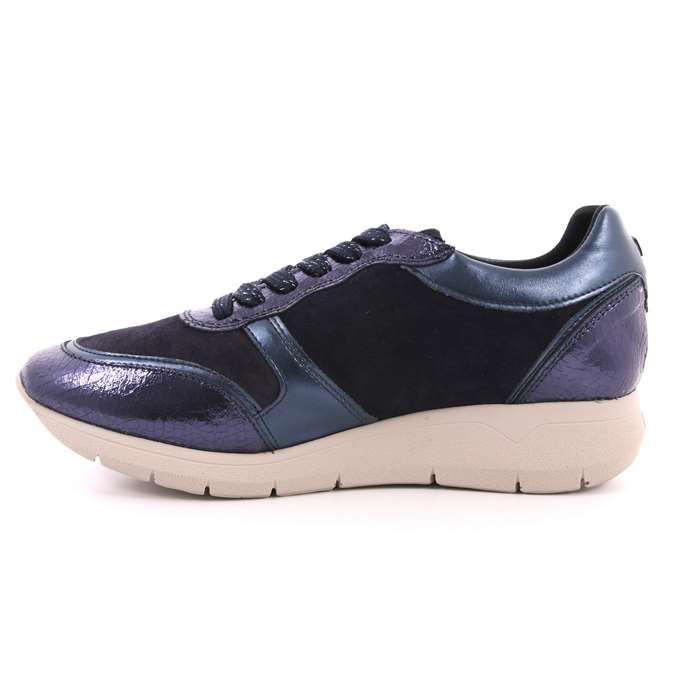 Scarpa Allacciata Impronte Donna Blu  Scarpe 18 - IL182510