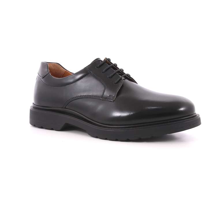 Scarpa Allacciata Impronte Uomo Nero  Scarpe 32 - IM182120