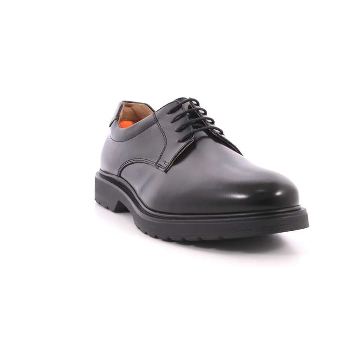 Scarpa Allacciata Impronte Uomo Nero  Scarpe 32 - IM182120